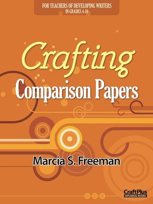 cover image of Crafting Comparison Papers